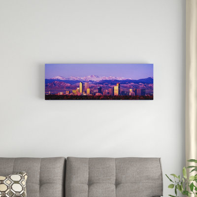 Denver, Colorado - reproduction de photo panoramique sur toile tendue