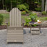 Essential Adirondack Chair With Essential Folding Ottoman And Folding Side Table