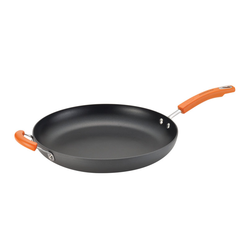 Rachael Ray Hard-Anodized II 14" Non Stick Aluminum Skillet