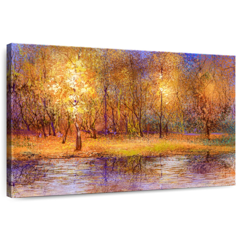 Paysage d'automne Alvord, H 8 po x l 12 po