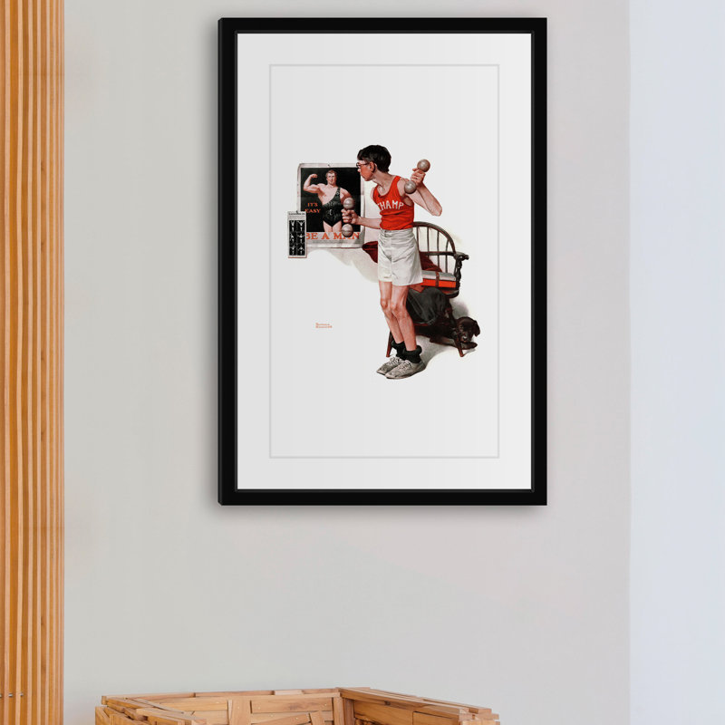 Norman Rockwell - Wrapped Canvas Print, 91 cm H x 61 cm W