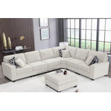 Rahyl 8 - Piece Flexible combination Sectional Sofa