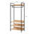 Alva Open Wardrobe with 4 Shelves in Oak