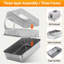 Stainless Steel Litter Box Enclosure