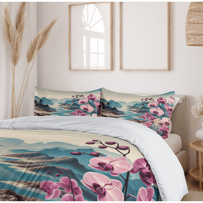Lake Duvet Cover, Queen Duvet Cover + 2 Standard Shams