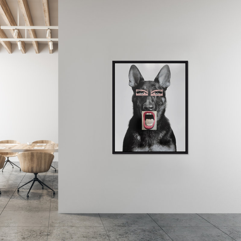 Doggie Big Mouth Print by Jeffrey Goodman, Image Brush Gel