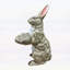 Statue de lapin peinte à la main en oxyde de magnésium pour le jardin et la décoration intérieure, résistante aux intempéries et légère