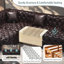 103.8'' Faux Leather Sectional