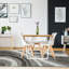 Tapis gris à motif géométrique Koo-272572864