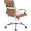 Fauteuil de bureau en cuir LeisureMod Benmar-134287258