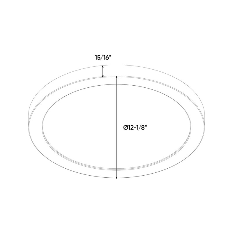 Plafonnier rond intelligent Radiance, Noir