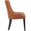 Tissu capitonné capitonné moderne avec garniture cloutée, chaise d'appoint-1201228800-1188332560