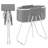 Foldable Dog Bathtub Elevated  Bathing Station for Small & Medium Pets-111361851