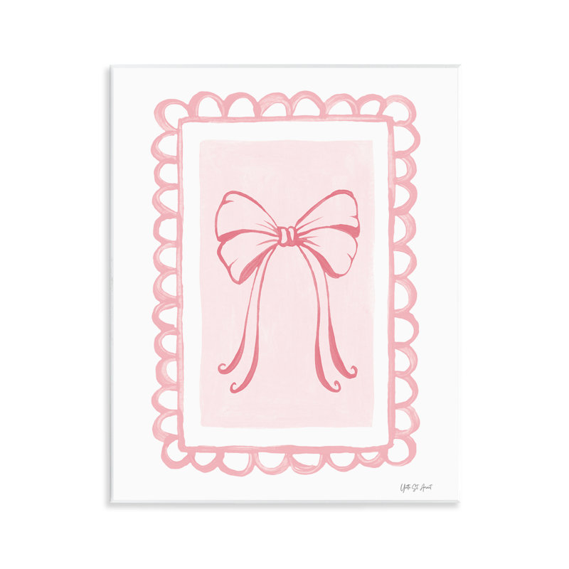 Plaque murale Coquette Keepsake Ribbon, design par Yorkette St.