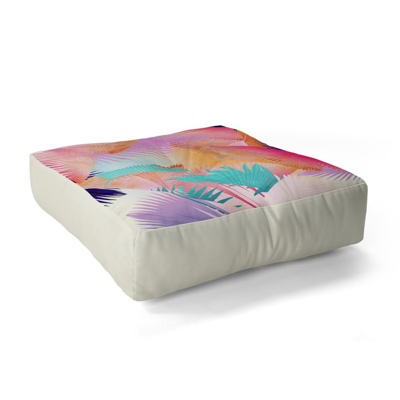 Coussin de plancher coucher de soleil iveta abolina cubain
