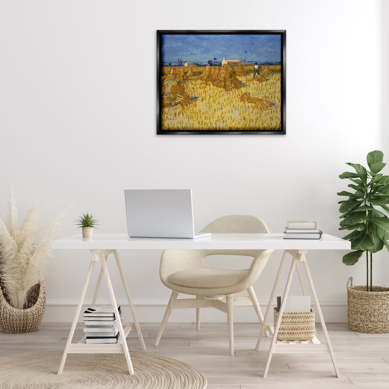 Art mural sur toile Van Gogh, H 25 po x l 31 po, Noir, noir, noir, noir