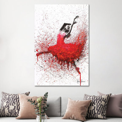 Passionate Love Dance by Ashvin Harrison - Print on Canvas