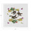 Swinging Monkeys Square Napkins