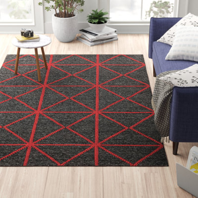 Altigarron Geometric Hand Woven Area Rug