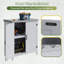 79x43x91cm Wooden Garden Storage Shed