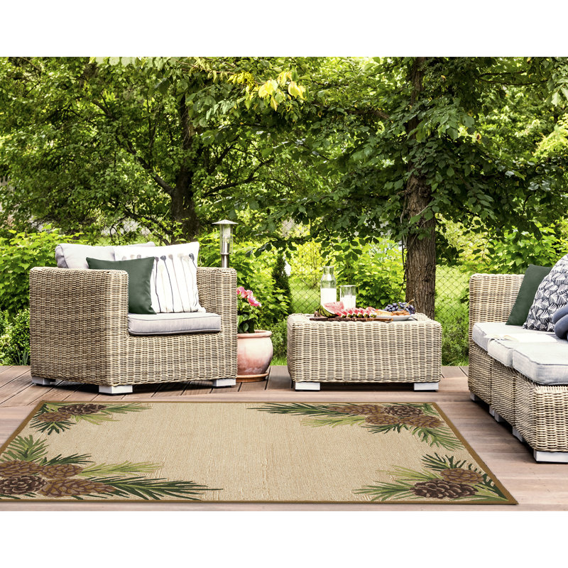 Tapis touffeté à motif floral Dasan, Rectangle 7 pi 6 po x 9 pi 6 po