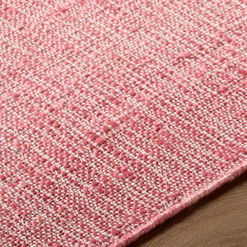 Umbria  Handmade Rug, Red/Pink/Cream, Rectangle 2' x 3'