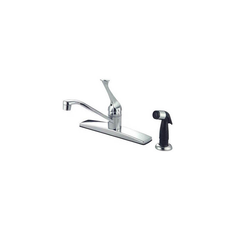 Single Handle Kitchen Faucet, With Spray