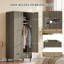 Armoire garde-robe 2 portes 1 tiroir-843305269