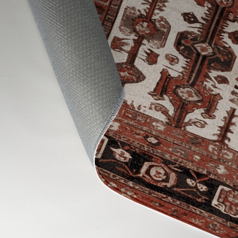 Tapis turc intérieur et extérieur noir, Rectangle 5 pi x 7 pi