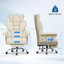 PU Leather Executive Chair with Footrest and Lumbar Support-1029332544
