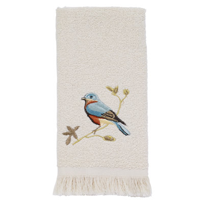 Gilded Birds 100% Cotton Waffle Fingertip Towel