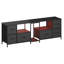 160cm Multifunctional Tv Cabinet With Multiple Drawers-1649948475