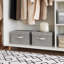 Set of 2 Storage Fabric Boxes with Lids-947849109
