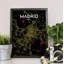 Madrid City Map - No Frame Print-825022251