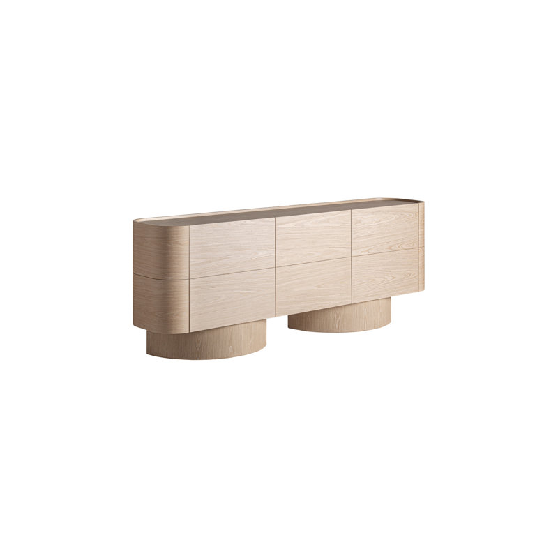 Buffet en bois massif 87 po