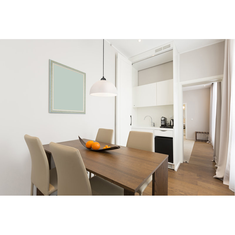 1 - Light Single Pendant, Black