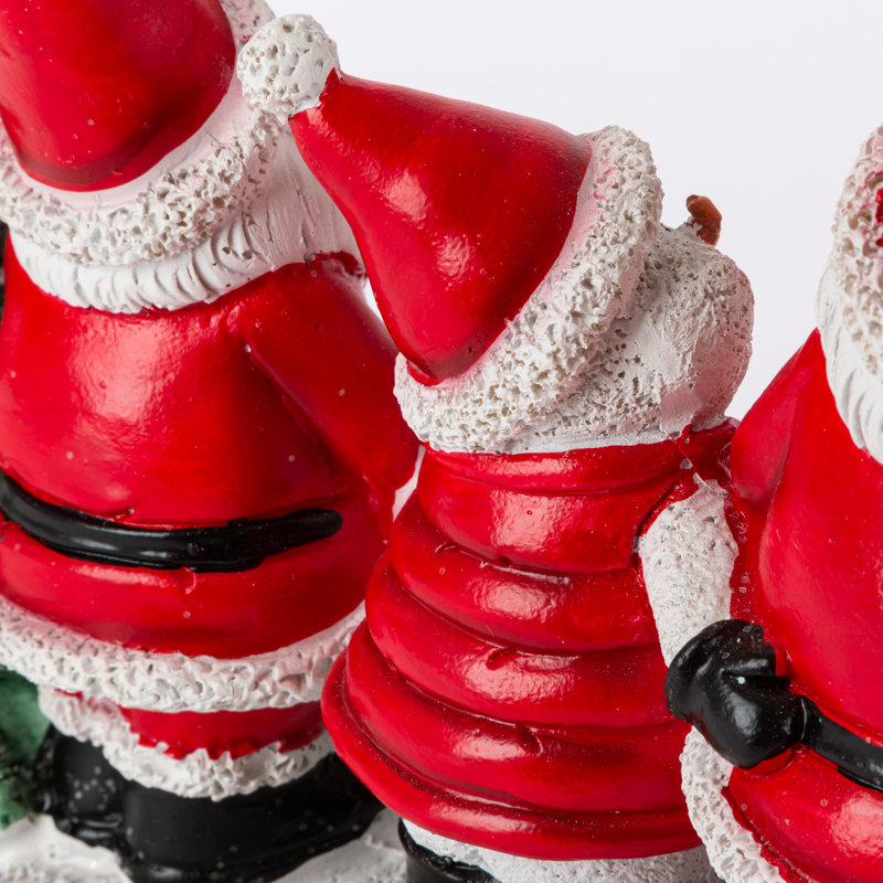 Décoration de Noël père Noël et bonhomme de neige