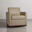 Fauteuil rembourré pivotant-400784218