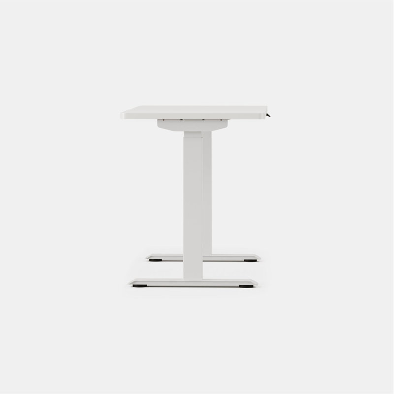 Duo Standing Desk, 47.3" H x 48" W x 24" D, White, White