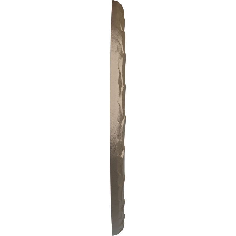 Médaillon de plafond Endurathane Reece, DE 21 po x P 1 1/4 po, (convient aux auvents jusqu'à 6 3/4 po), finition dorée de pharaons peinte à la main