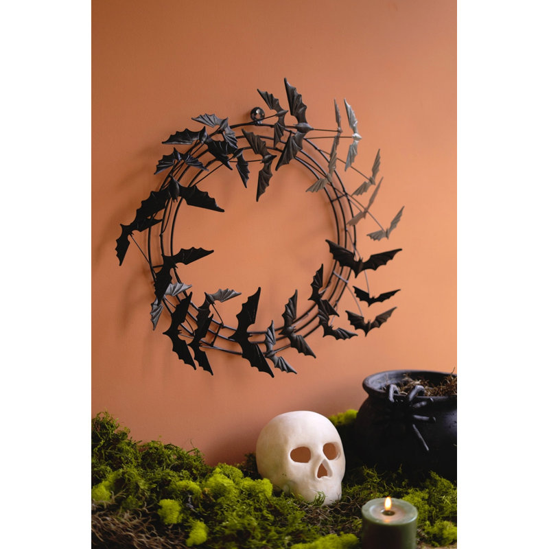 Couronne de chauve-souris volante Kalalou, décoration d'Halloween fantaisiste