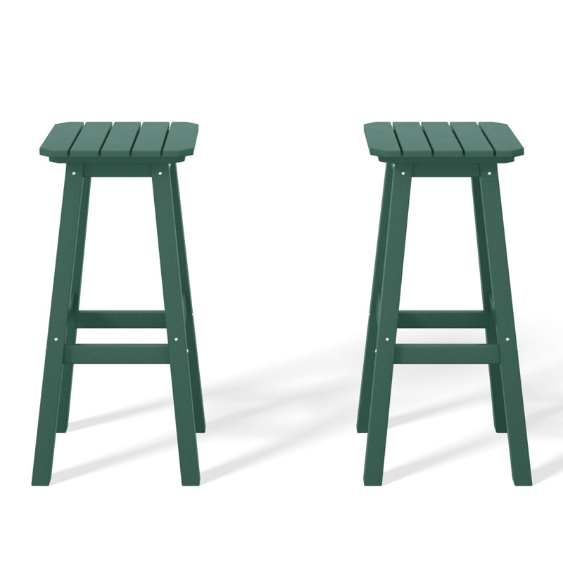 Tabouret de bar 29 po Laguna (ensemble de 2), Vert foncé