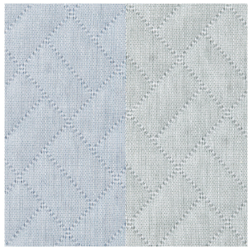 Savannah Modern & Contemporary Coverlet / Bedspread, King Coverlet, Marine/Meadow