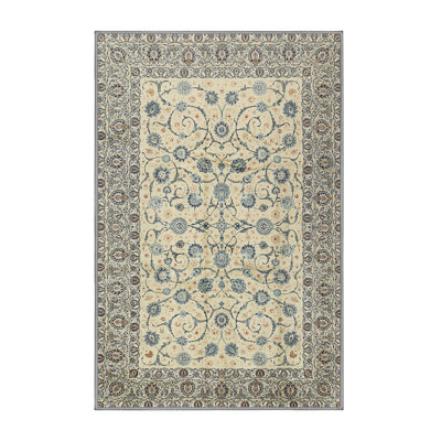 Tapis traditionnel gris / bleu