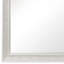 Miroir rectangulaire traditionnel encadré en bois Lella White, 112 cm (L) x 102 cm (H)