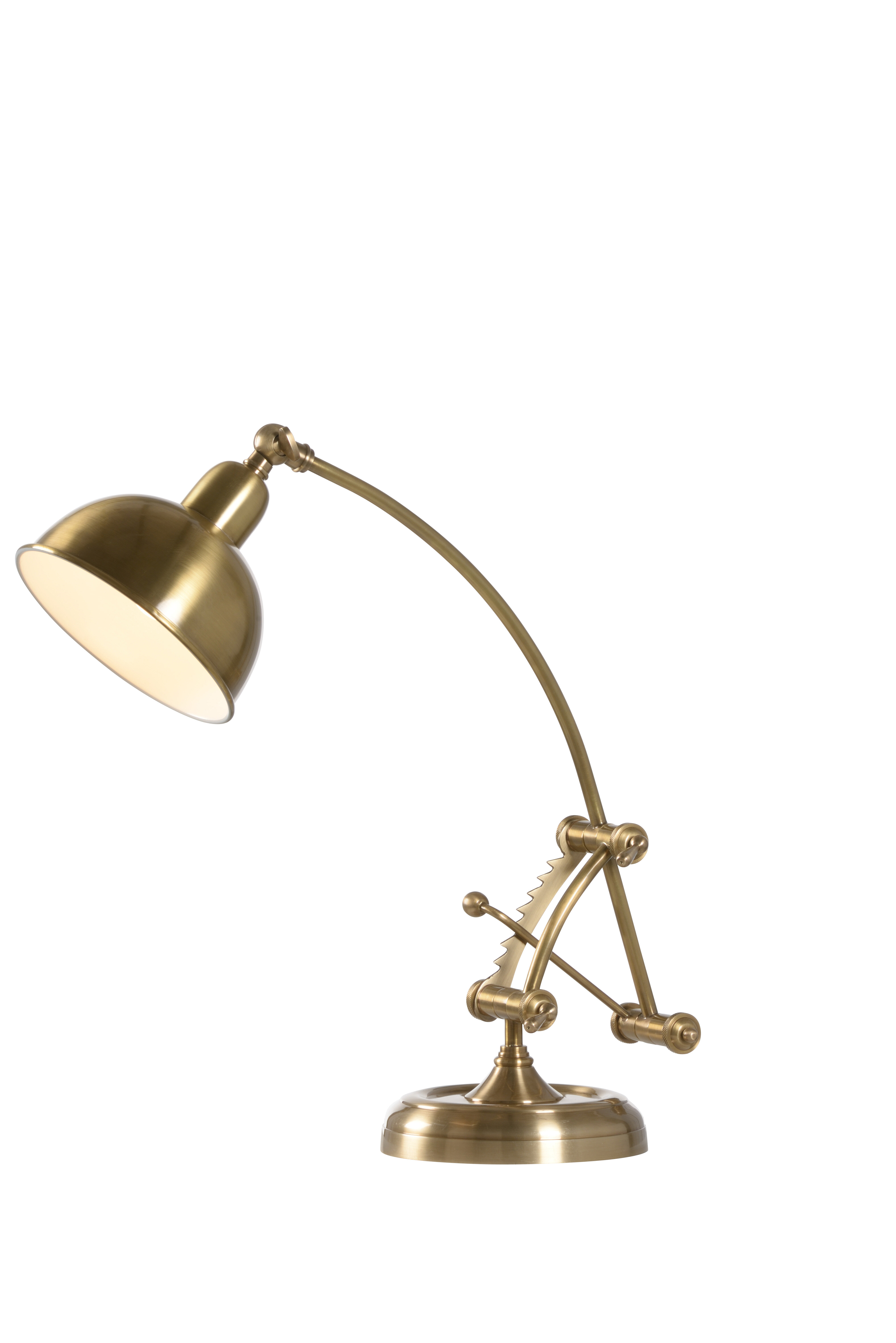 Frederick Cooper Lamp Co. - Pair of Mid-Century Antique Brass