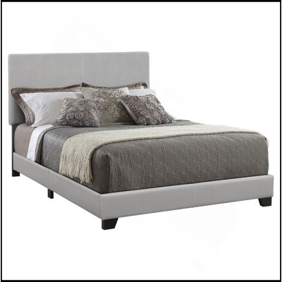 Lit décontracté confortable gris clair pour la détente