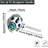 Oversized Ceramic Garden 1.6" Diameter Round Mushroom Multipack