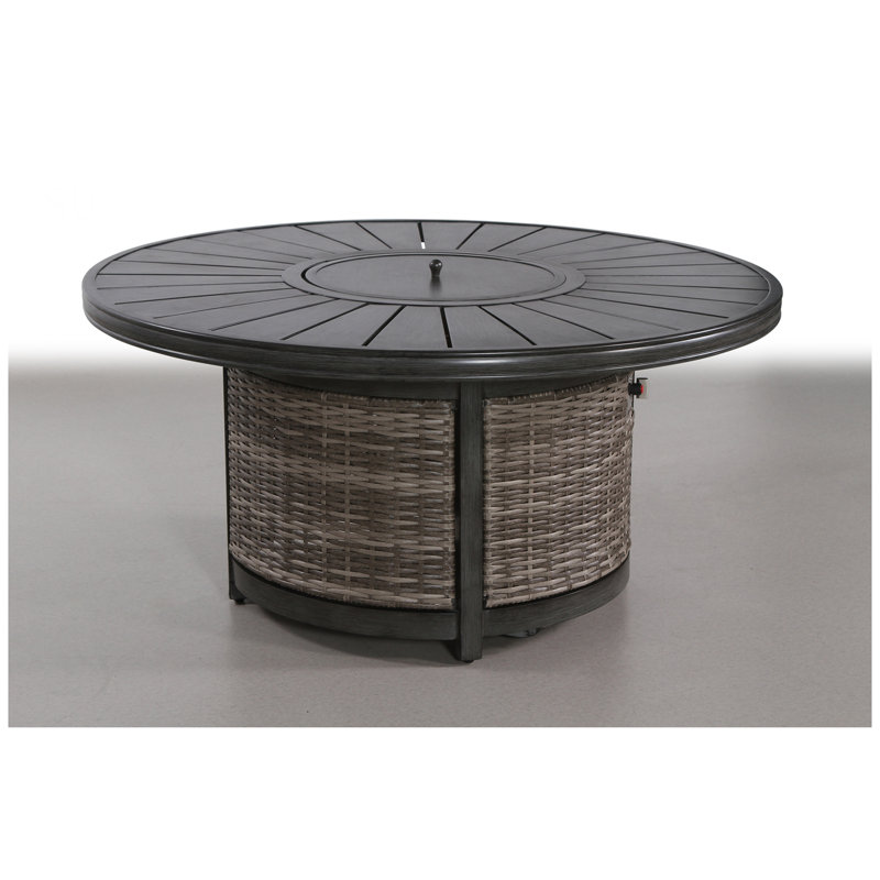 25 H x 52 W Propane Outdoor Fire Pit Table