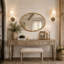 Mushi Scalloped Metal Beveled Wall Mirror